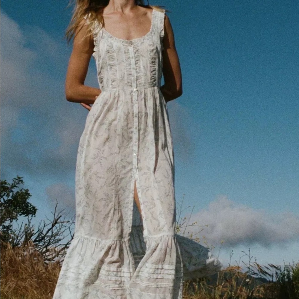 Doen Claribelle Cotton Midi Dress